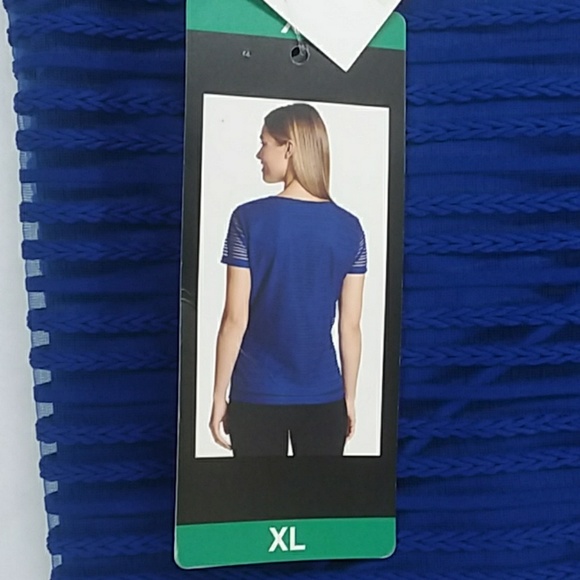 Calvin Klein Women's Scoop Neck Textured Blouse - Picture 3 of 4